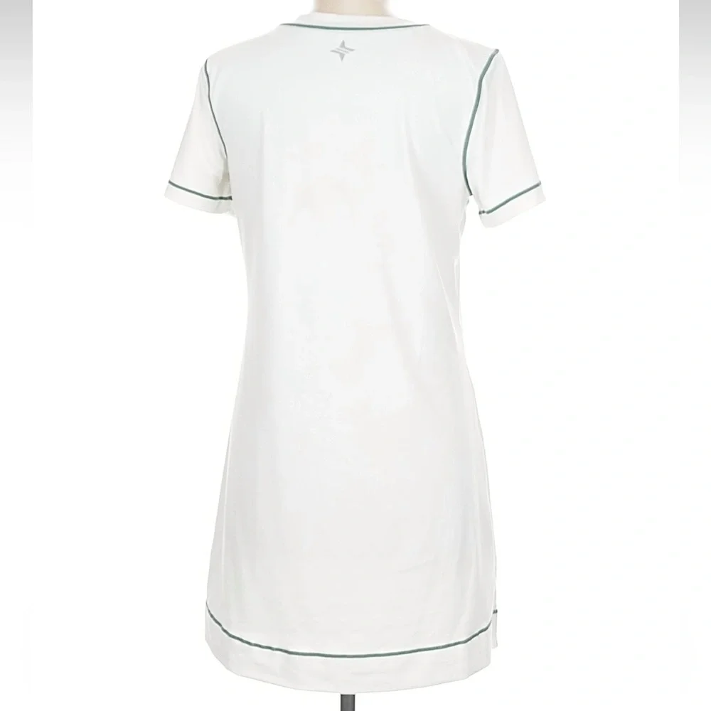 Tuckernuck White and Green Tnuck Sport Active Dress Like New - Picture 6 of 8